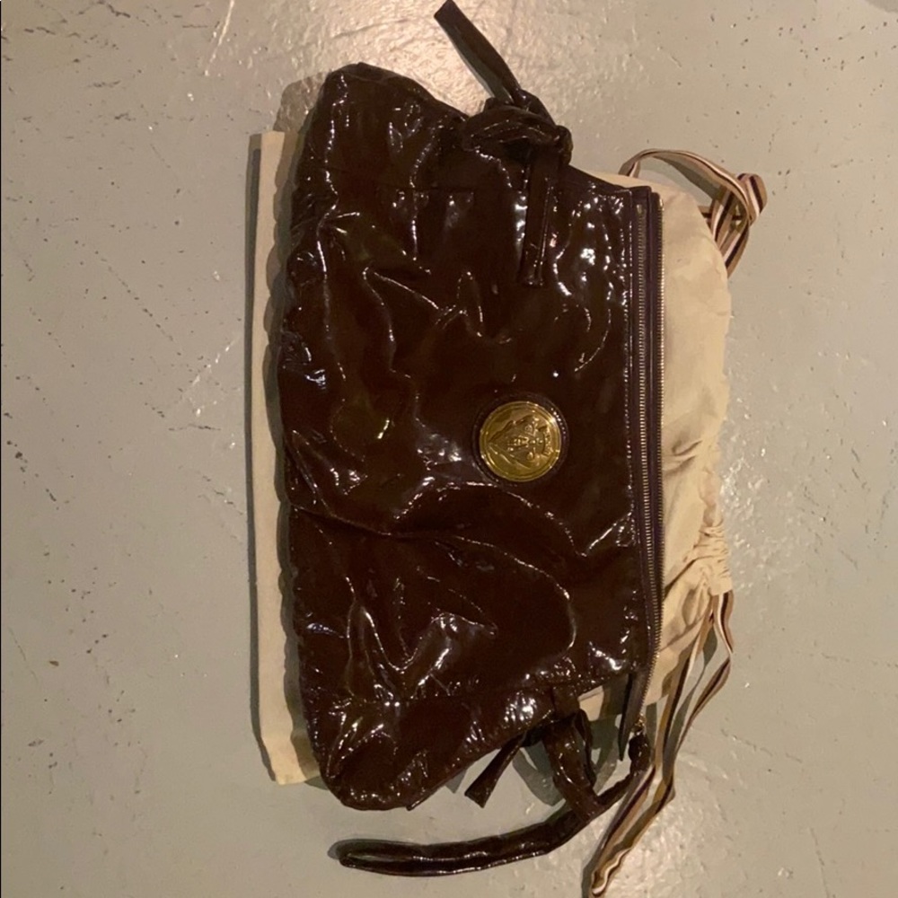 Large Gucci Patent Leather “Hysteria” Bag